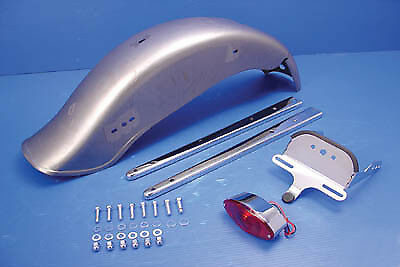 Steel Rear Fender Kit Bobbed, Sportster XL 1957-1978, cateye tail lamp