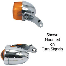 Chrome Harley Springer Softail 1988-2006 Turn Signal Lowering Mounting Bracket