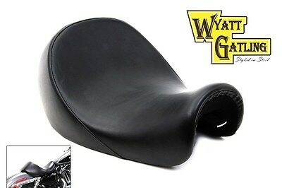 Wyatt Gatling butt bucket solo seat with black vinyl cover FITS XL 2004-UP