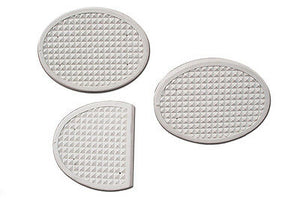 CLUTCH/BRAKE PEDAL PAD SET, WHITE