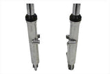 Fork Assembly with Polished Sliders 4" Over Stock