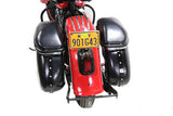 Original Buco Black Magic Royalite Saddlebag Set Fits Harley FL 1958-1984