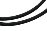 BRAIDED WIRE KIT 7MM, 40" long with two 90° black spark plug boots