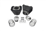 Black 1200 Sportster Cylinder/Piston Conversion Kit for 2004-UP w 9.5:1 pistons