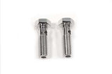 Chrome breather bolt set,1/2 X 13 thread x 1-3/4" long, Fits H-D 1992-1999
