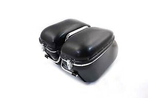 Black Magic Royalite Saddlebag Kit FITS: FL 1958-1984