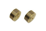 Brass cooling fin for spark plug, fits early type 14mm or 18mm w screw terminals