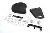 Black Leather Solo Spring Seat w Mount Kit, Fits Sportster XL 1982-2003