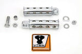 Chrome Combat Shooter Style Footpeg Set Fits: All models with female mounting