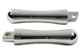 Chrome Contour End Footpeg Set