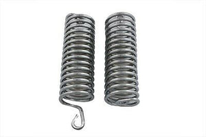 Chrome 7" Helper seat spring, 5.5mm heavy duty wire, replaces OEM No: 52041-50