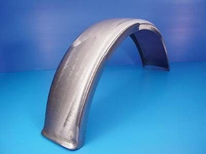 Unfinished 8-1/2" wide heavy duty rear bobbed flat fender rolled 16 gauge steel