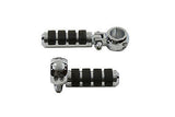 Chrome Cats Paw Style Footpeg Set