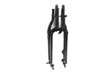 28" Inline Spring Fork Assembly Black