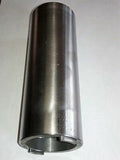 7" Long Straight Billet Steel Steering Neck w/ Internal-Type Fork Stop Plate