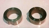 USA Made! Stainless Steel Axle Adjuster collar set, Use on 1" rear axle