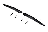 Black Split Windshield Trim Set, Replaces OEM No: 57400320, FLTR 2015-UP