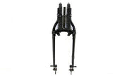 28" Inline Spring Fork Assembly Black