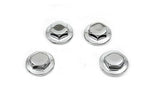 Rocker Shaft End Caps Chrome, Fits Harley Shovelhead FL 1971-1984
