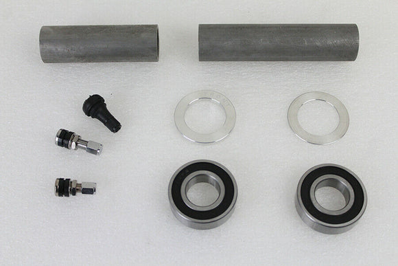 Front Wheel Bearing Kit 25mm includes bearing and center tube