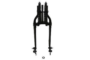 Black 28" Offset Spring Fork Assembly, Replaces OEM No: 45515-46, FL 1946-1948