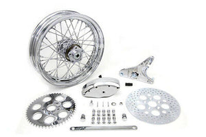 16" x 3.00" Rear Wheel Kit with Caliper Chrome