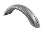 Round profile chopper raw fender, 6" wide, ribbed type British Style center bead