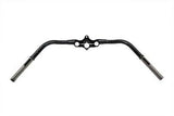 Spring Fork handlebar black, OFFSET center hole Speedster style, FL 1946-1948