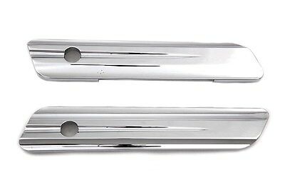 Saddlebag latch covers with chrome finish Fits FLT 2014-UP