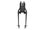 28" Inline Spring Fork Assembly Black