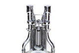 FLSTS Complete Inline Spring Fork Assembly Chrome