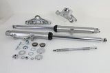 41mm Fork Assembly with Polished Sliders FITS: Custom application