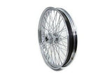 Chrome front 26" x 3.5" wheel assembly, 60 Spoke, for Harley FLT 2000-2007