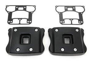 Top Rocker Box Cover and D-Ring Kit Black, XL Sportster 2004-2006