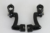 Highway Bar Footpeg Mount Set Black