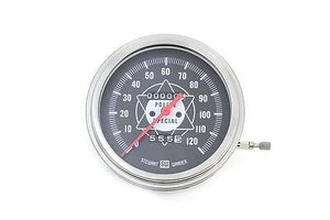 Speedometer with 1:1 Ratio and Red Needle Fits FL 1968-1980