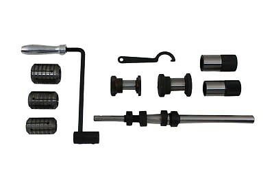 Crankcase main bearing lap tool, alignment of engine & transmission shafts