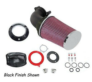 Black MASS FLOW INTAKE KIT, Fits Sportster 2008/Later