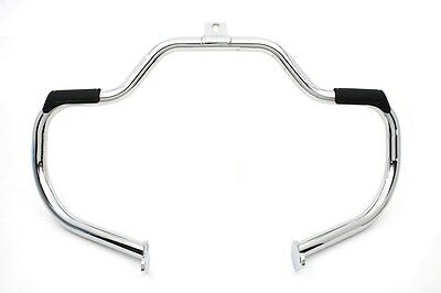 Chrome Front Engine Bar with Footpeg Pads Replaces OEM#49140-05