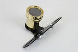 Brass-Plated aluminum billet LED Search Light Tail Lamp Assembly w License Brckt