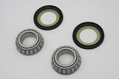 Fork bearing kit incl. two tapered bearings & two seals fits Harley FL 1949-UP
