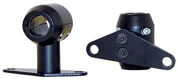Adjustable springer fender clamp set has a Black finish & is .950