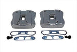 Chrome rocker box six piece cover kit includes gaskets, Fits: XL 1991-2003