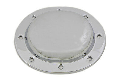 Chrome derby cover for tin outer primary, Replaces OEM No: 60555-36, FL 1941-64