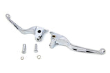 Chrome 3-Slot Wide Hand Lever Set