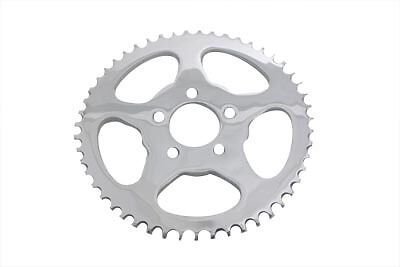 Chrome Flat Rear Chain Drive Sprocket 51T for 2000-Up H-D Wheels w/2-3/16