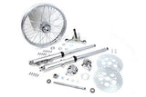 Fork Assembly with Polished Sliders 21" Wheel