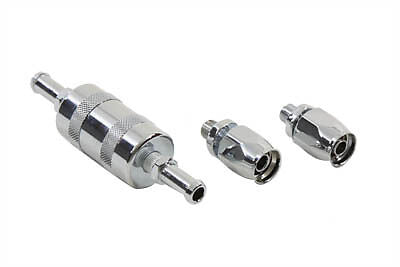 oil line filter kit incl. filter & compression fittings for 3/8