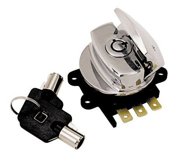 V-FACTOR ROUND KEY IGNITION/LIGHT SWITCHES FOR BIG TWIN