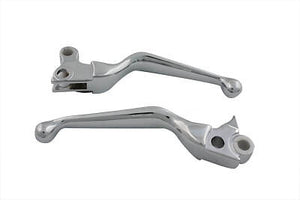 HAND LEVER SET, SMOOTH, CHROME